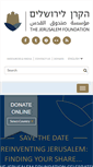 Mobile Screenshot of jerusalemfoundation.org